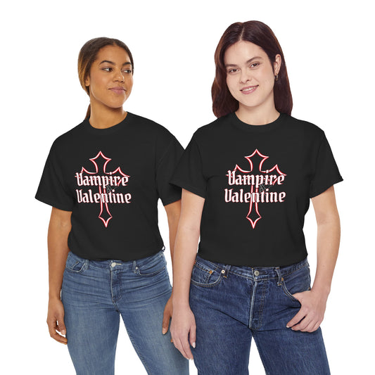 Vampire Valentine Logo Heavy Cotton Tee
