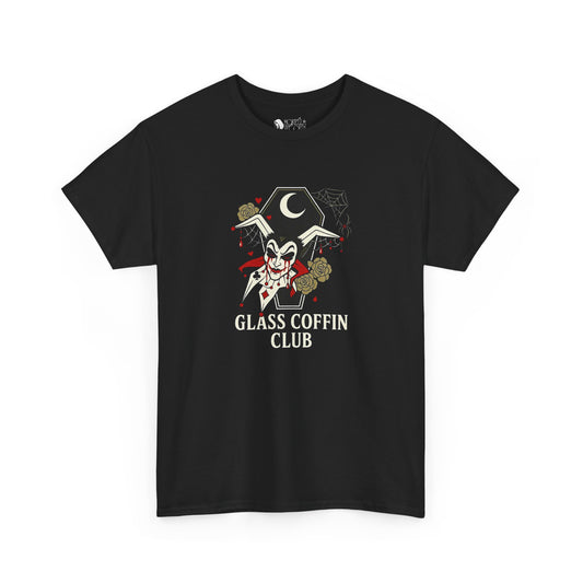 Glass Coffin Club Logo Heavy Cotton Tee